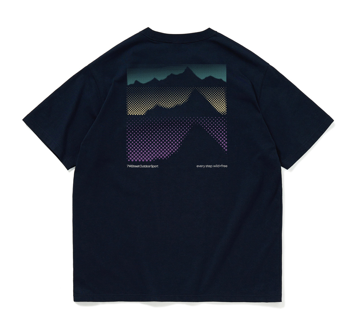 マウンテングラフィック UVカット半袖Tシャツ N7012