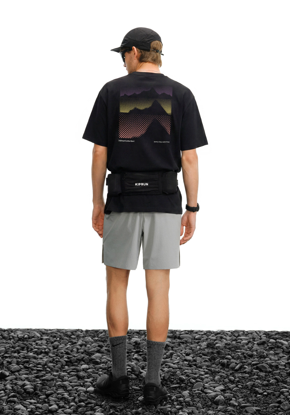 マウンテングラフィック UVカット半袖Tシャツ N7012