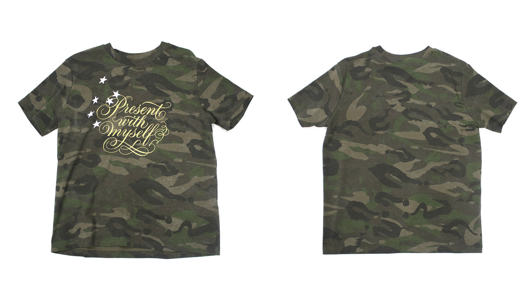 コットン カモフラージュ プリントTシャツ N7092