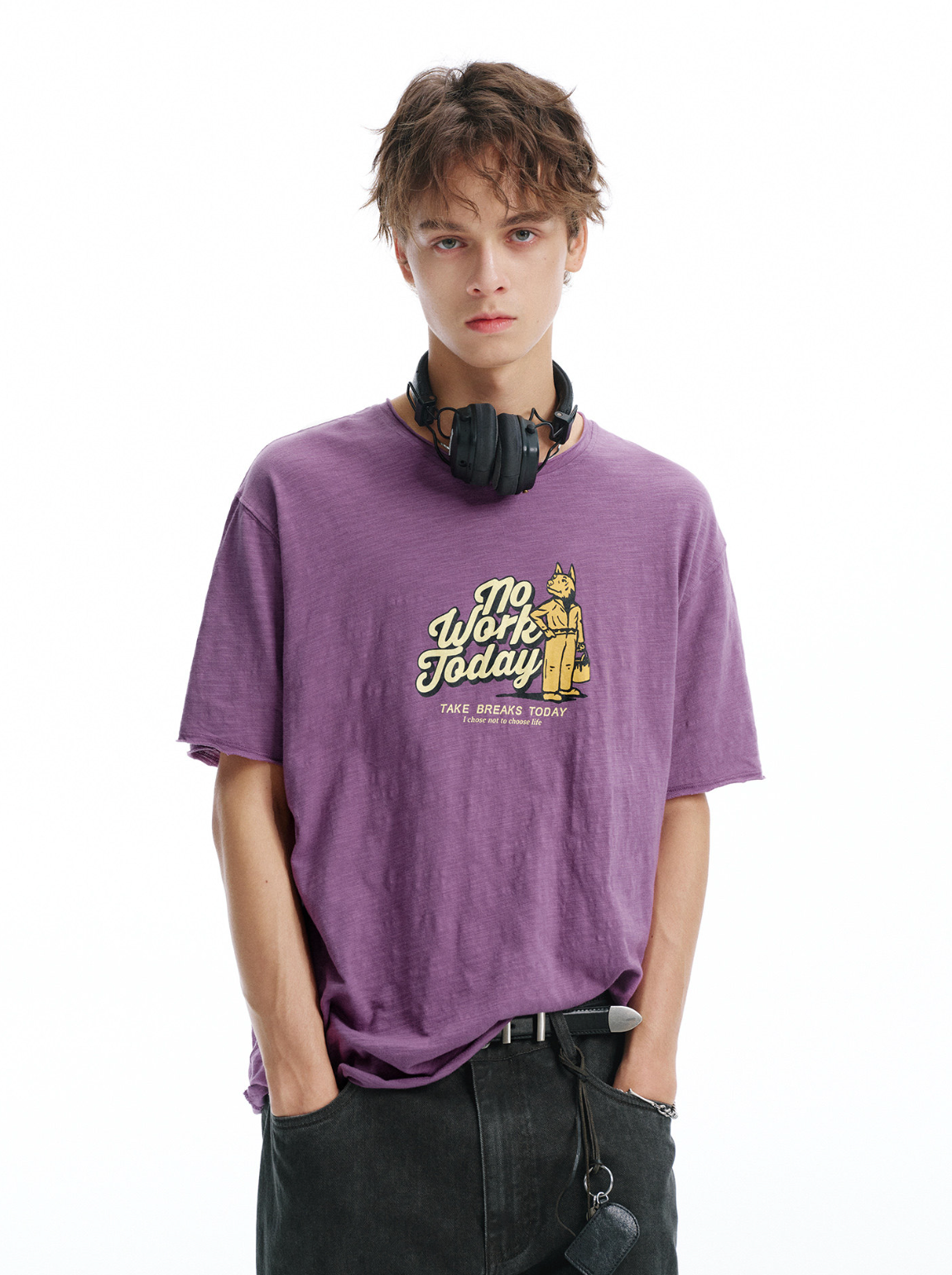 コットン100% スラブ素材 ヴィンテージTシャツ N7087