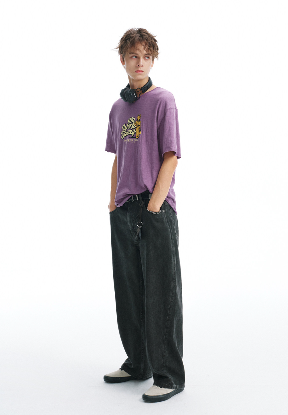 コットン100% スラブ素材 ヴィンテージTシャツ N7087