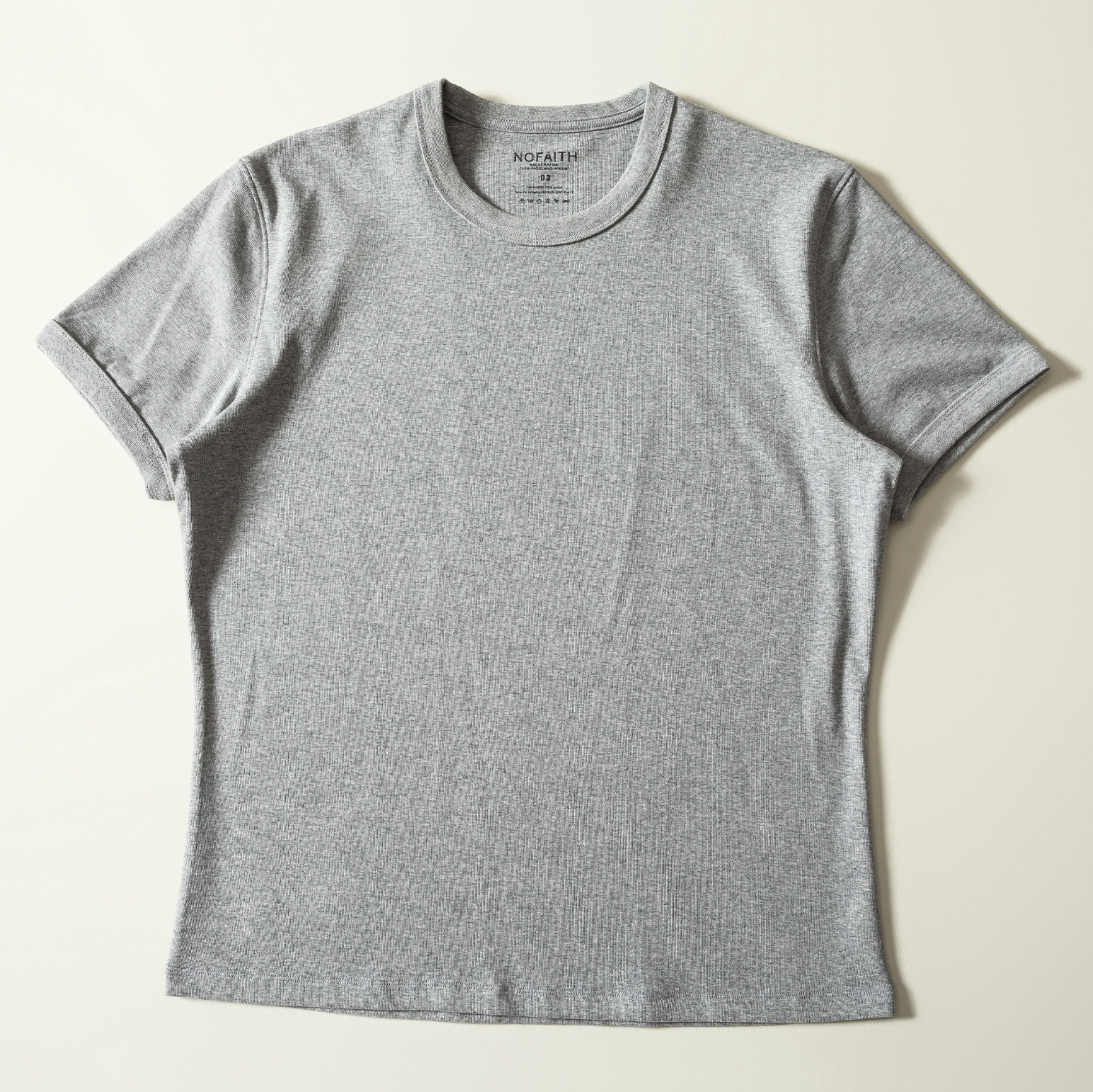 コットン涼感スクエアショルダーTシャツ N7115