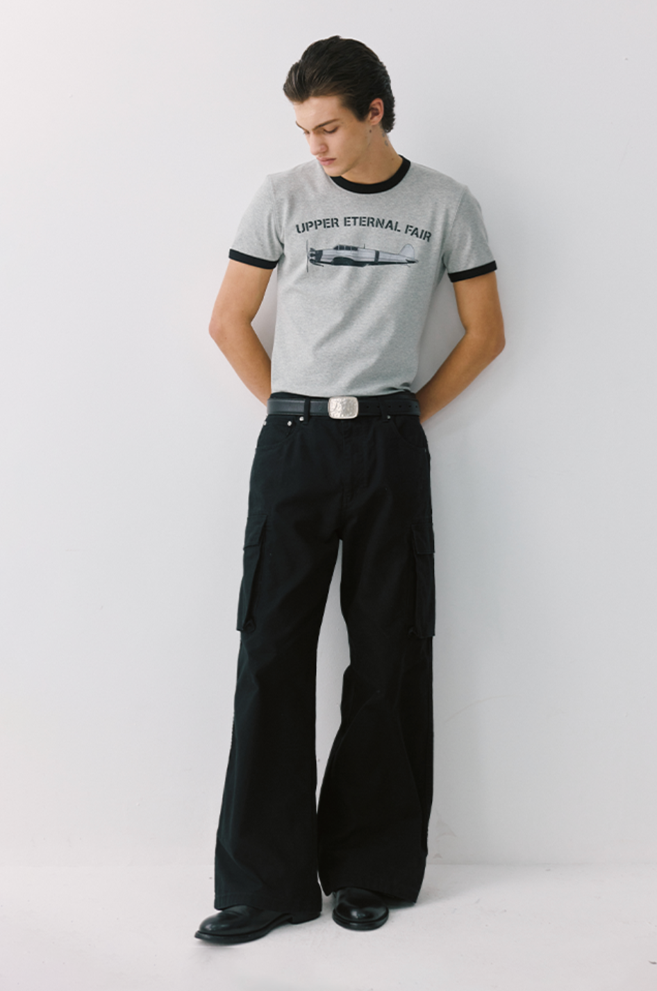 コットンリンガーヴィンテージ配色Tシャツ N7118