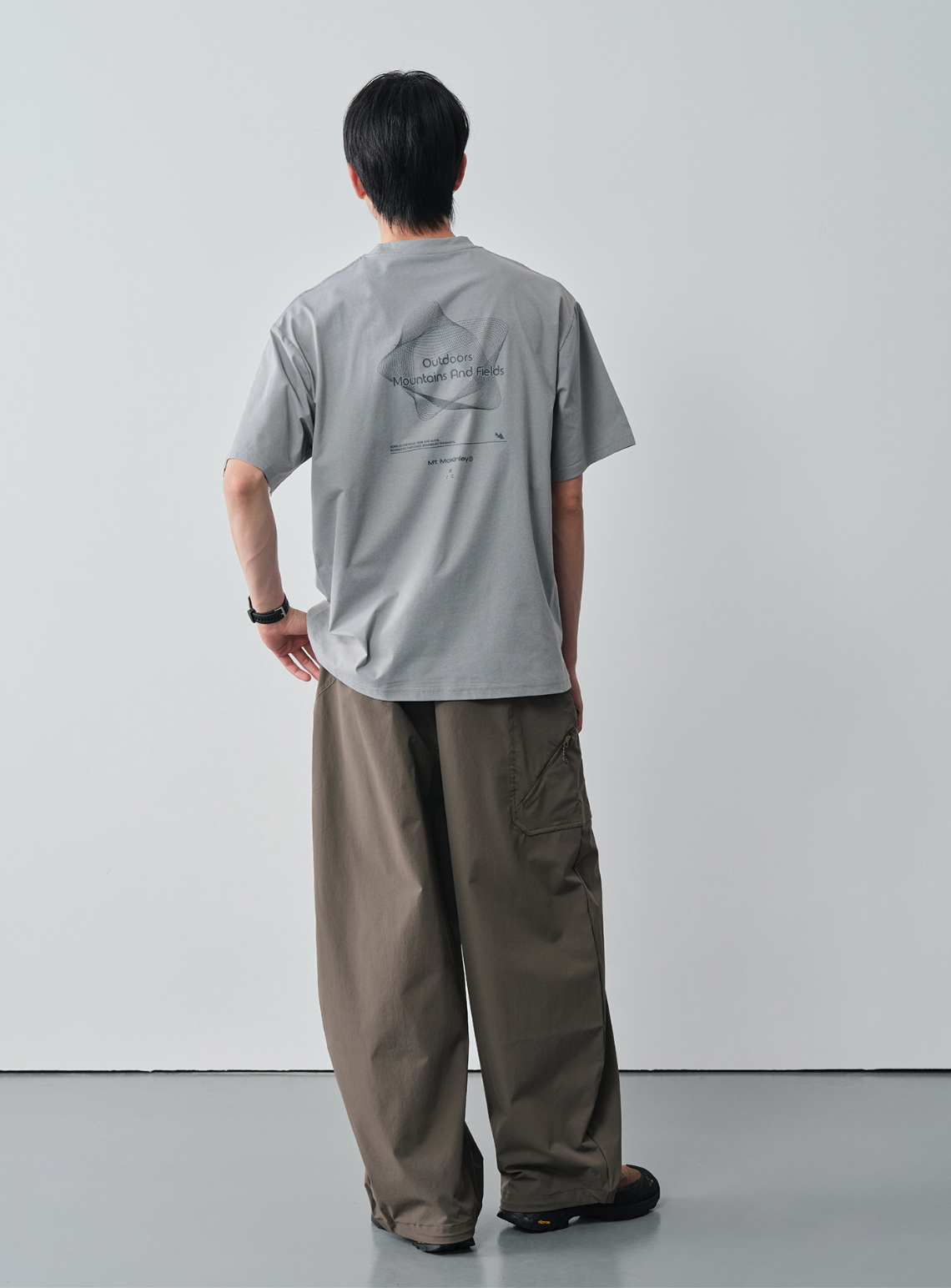 吸汗速乾ドットグラフィックTシャツ N7142