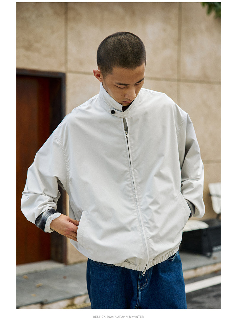 【軽量】functional harrington jacket  / 速乾素材ハリントンジャケット N4276