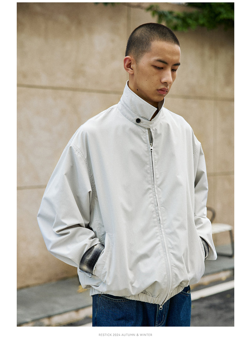 【軽量】functional harrington jacket  / 速乾素材ハリントンジャケット N4276