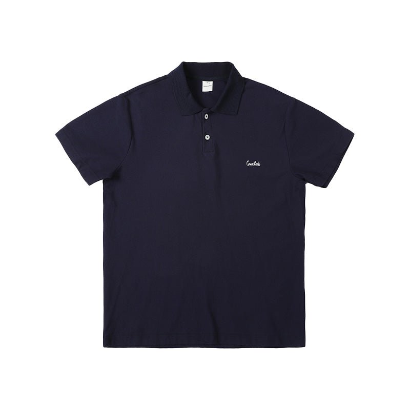 【230G】navy logo polo shirt N3665 - NNine
