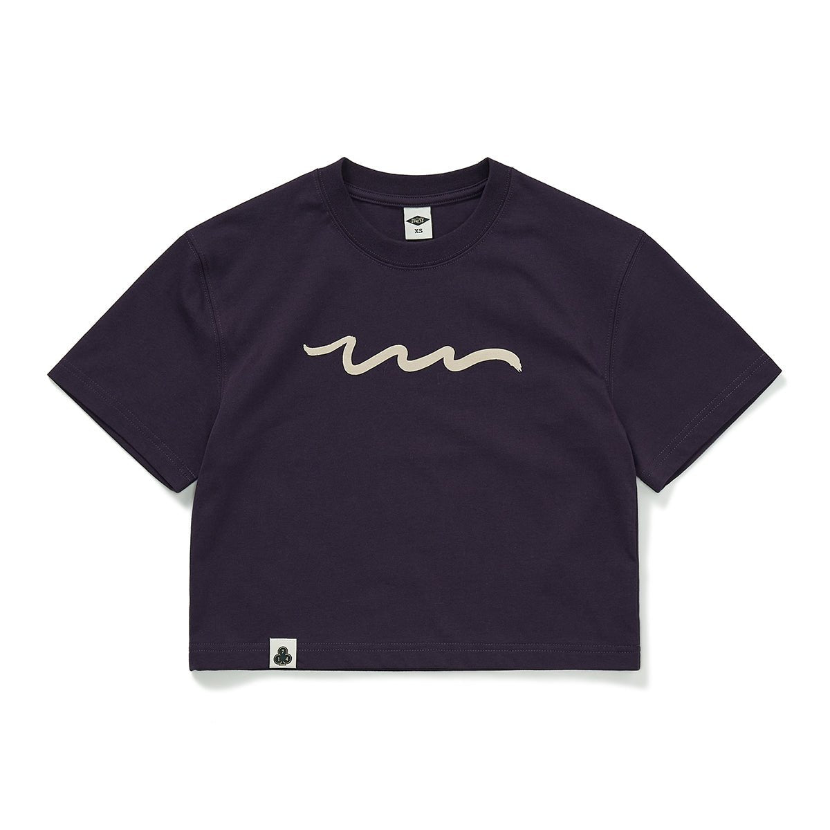 【240G】Basic graffiti print T-shirt N3369 - NNine