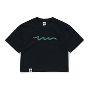 【240G】Basic graffiti print T-shirt N3369 - NNine