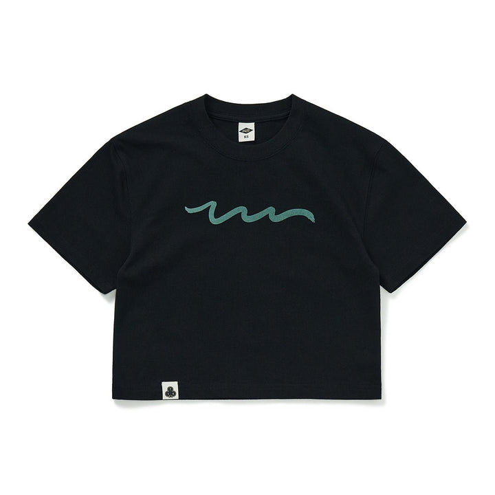 【240G】Basic graffiti print T-shirt N3369 - NNine