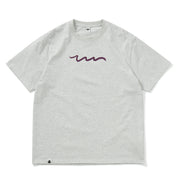 【240G】Basic graffiti print T-shirt N3369 - NNine
