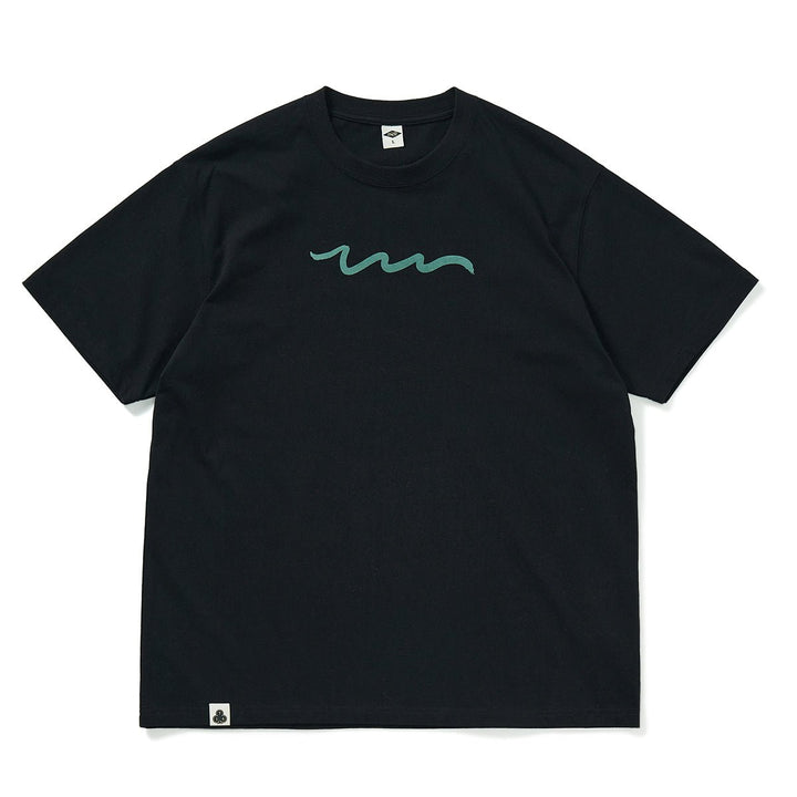【240G】Basic graffiti print T-shirt N3369 - NNine