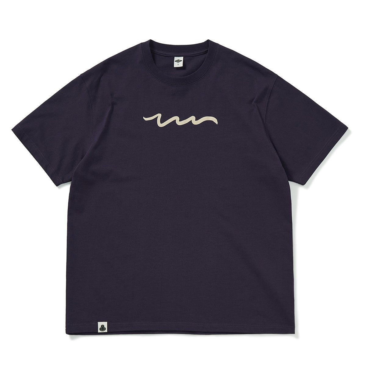 【240G】Basic graffiti print T-shirt N3369 - NNine