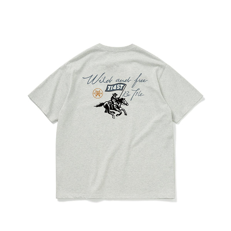 【240G】cowboy print t - shirt N3878 - NNine