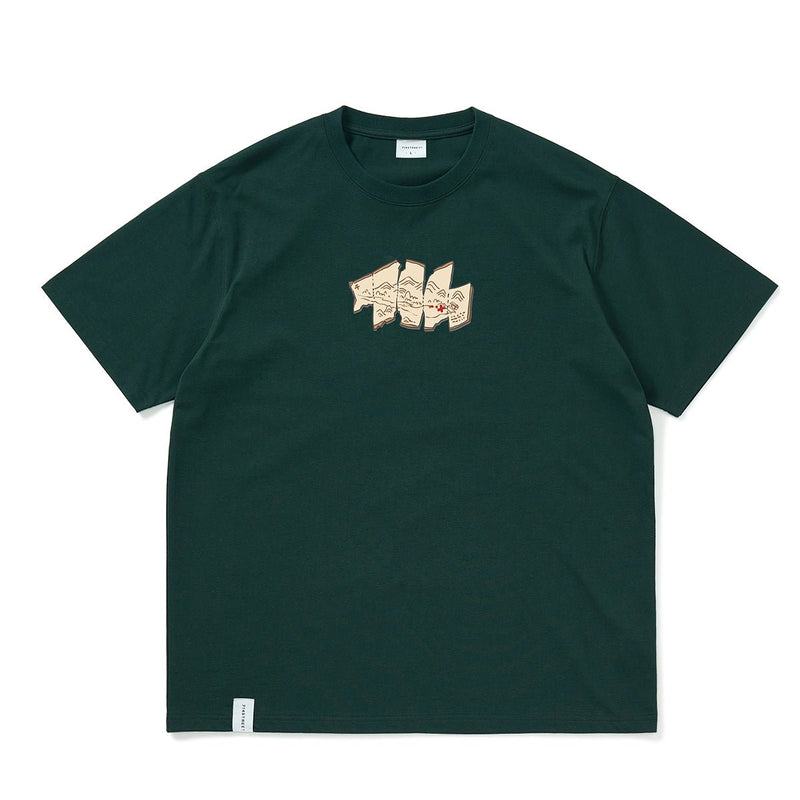 【240G】map print t - shirt N3608 - NNine