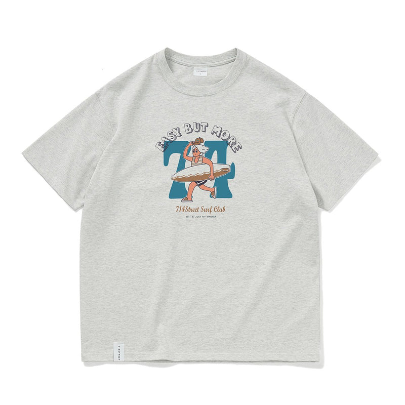 【240G】surfer logo print t - shirt N3610 - NNine