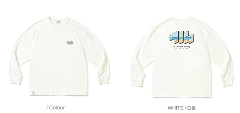 【250G】back print T-shirt N3594 - NNine