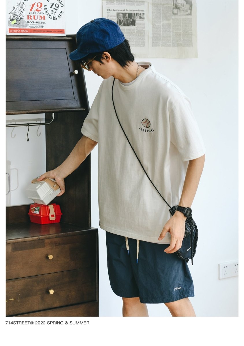 【250G】Batter back print T - shirt N3620 - NNine