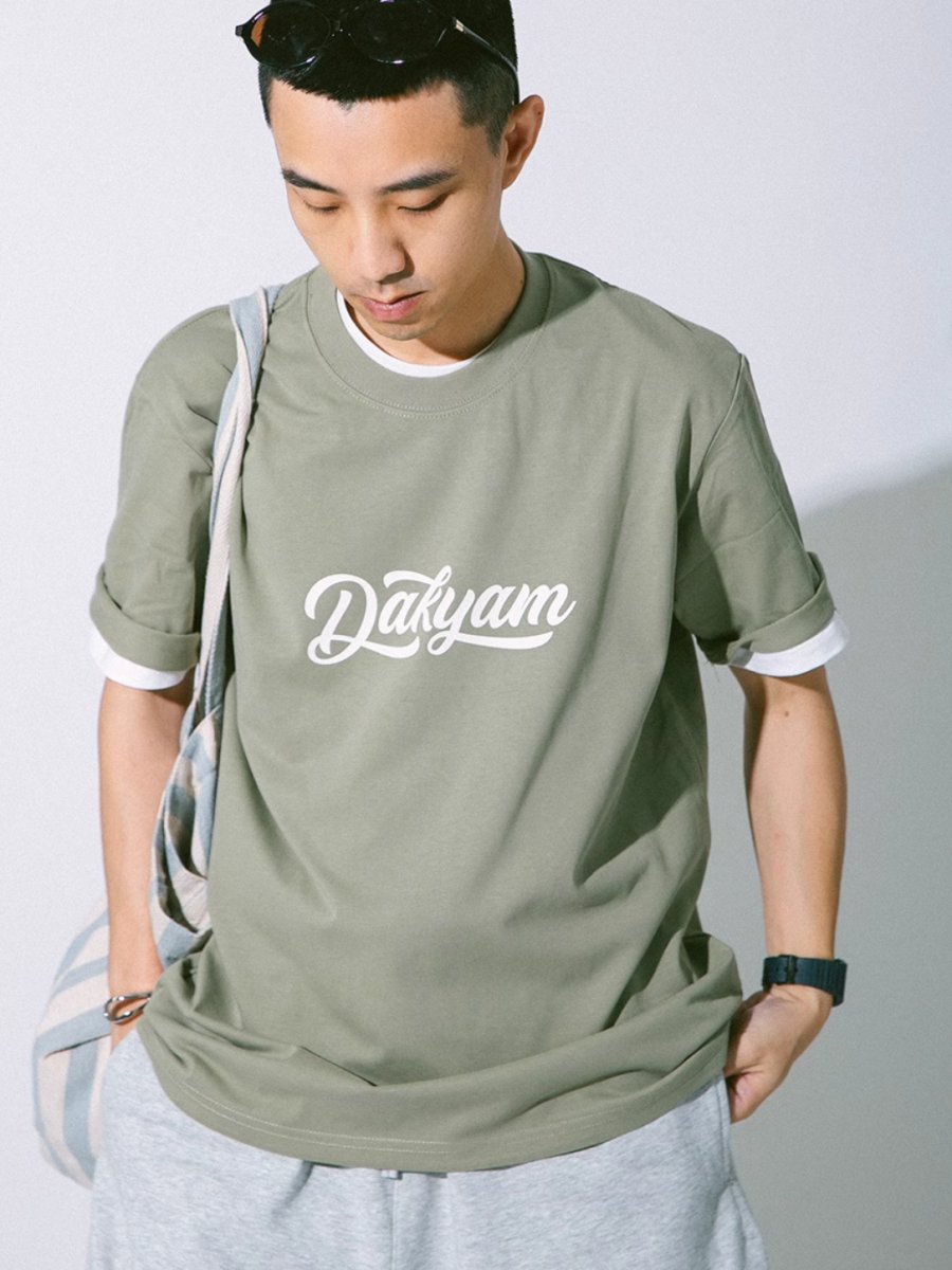 【250G】brand logo t - shirt / ロゴT N3716 - NNine
