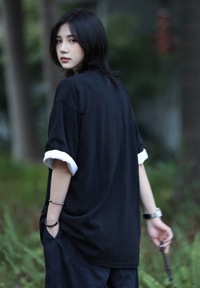 【250G】HEAVYWEIGHT LINEN BLEND COTTON T-SHIRT N3504 - NNine