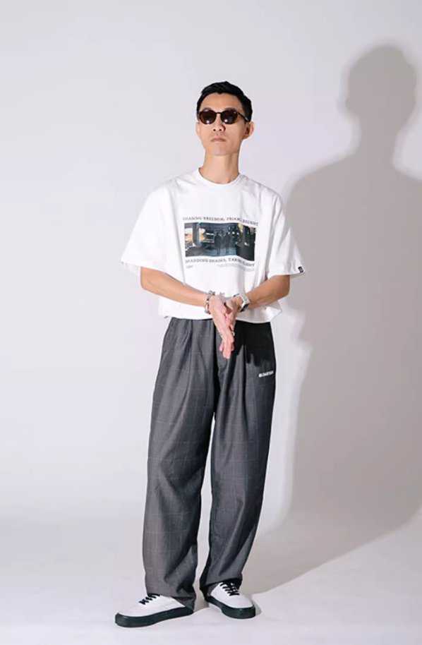 【250G】printed T-shirt N3318 - NNine