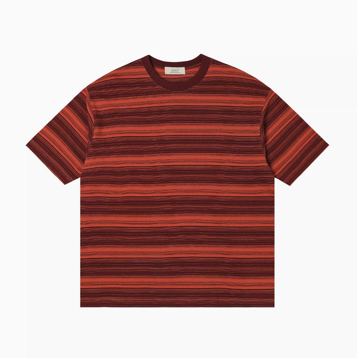 【250G】retro border t - shirt N3868 - NNine
