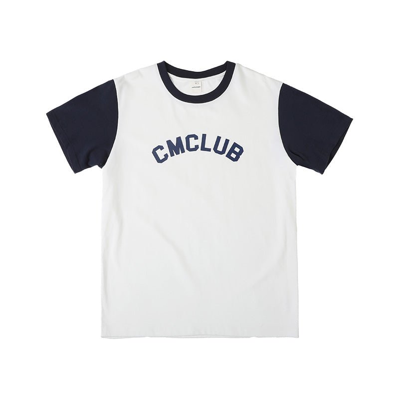 【250G】slim fit printed t - shirt / リンガーTシャツ N3663 - NNine