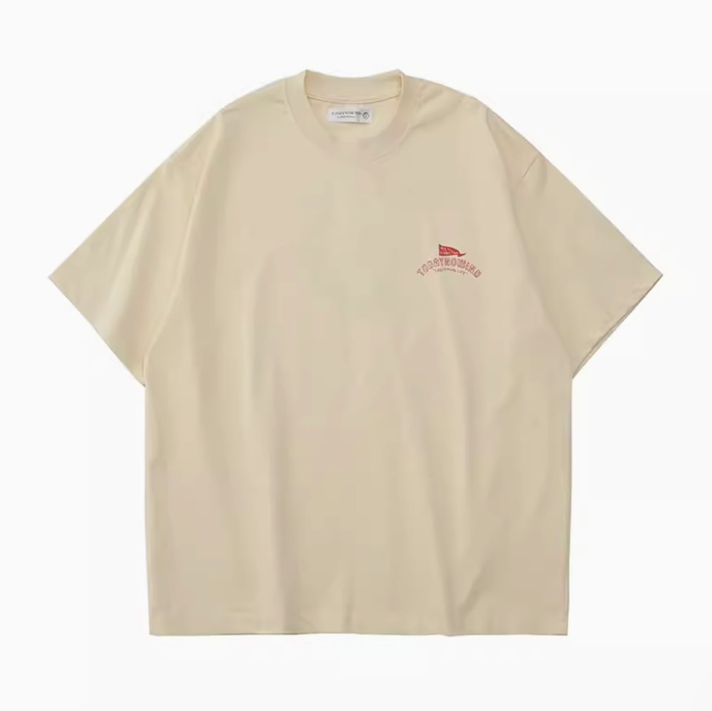【255G】back print t - shirt N3883 - NNine