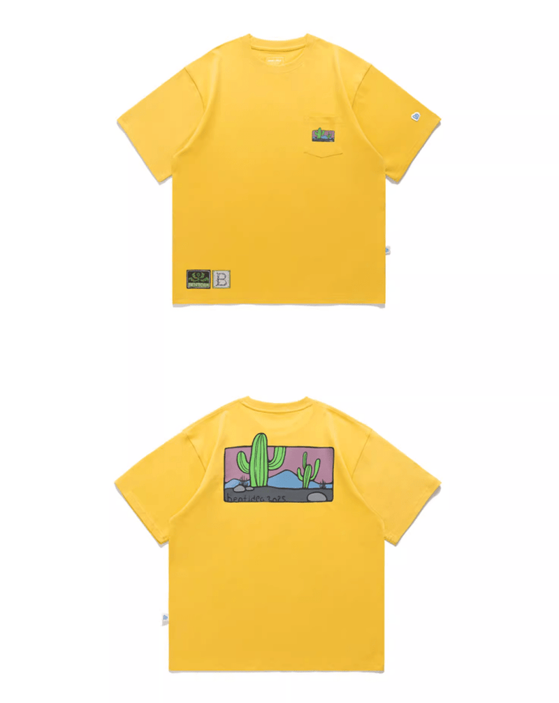 【255G】cactus print t-shirt N5270 - ファッション通販 NNine(ナイン)
