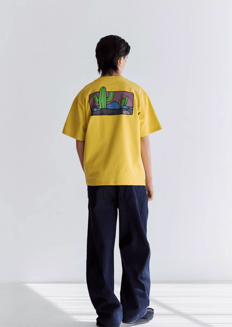 【255G】cactus print t-shirt N5270 - ファッション通販 NNine(ナイン)