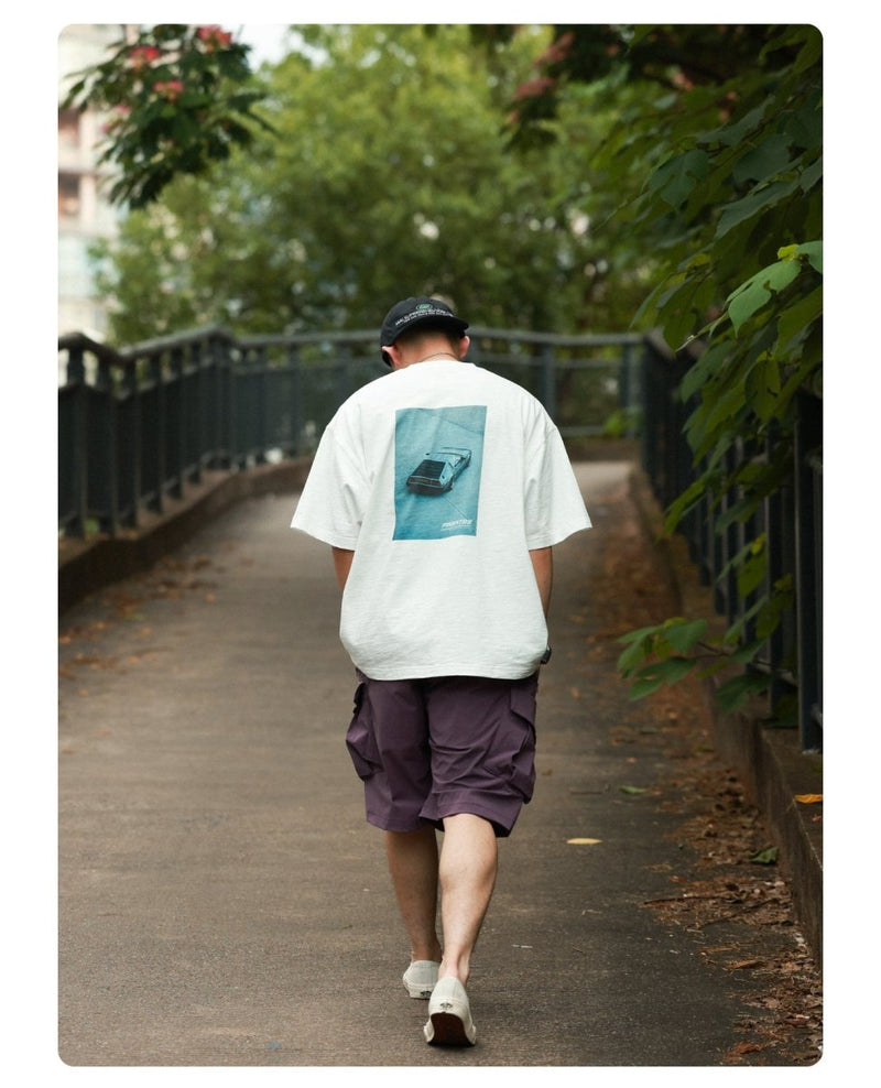 【260G】back print t - shirt / カーバックプリントT N3839 - NNine