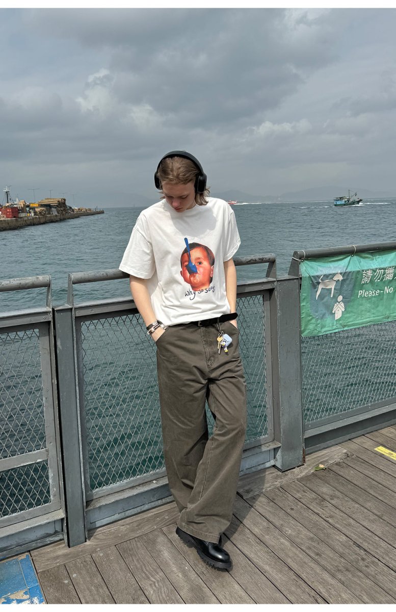 Boy Print T-Shirt / ボーイプリント Tシャツ – ファッション