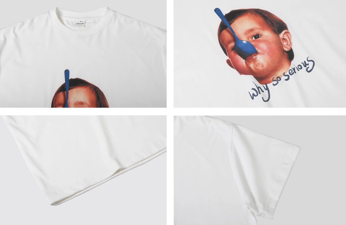 【260G】Boy print T-shirt N3492 - NNine