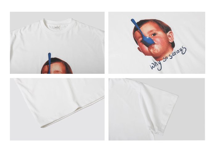 【260G】Boy print T-shirt N3492 - NNine