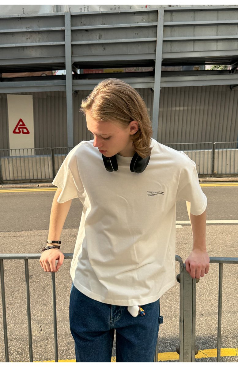 【260G】Cleanfit back print t - shirt / バックプリントT N3669 - NNine