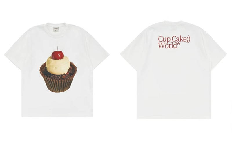 【260G】Sweets print T-shirt N3559 - NNine