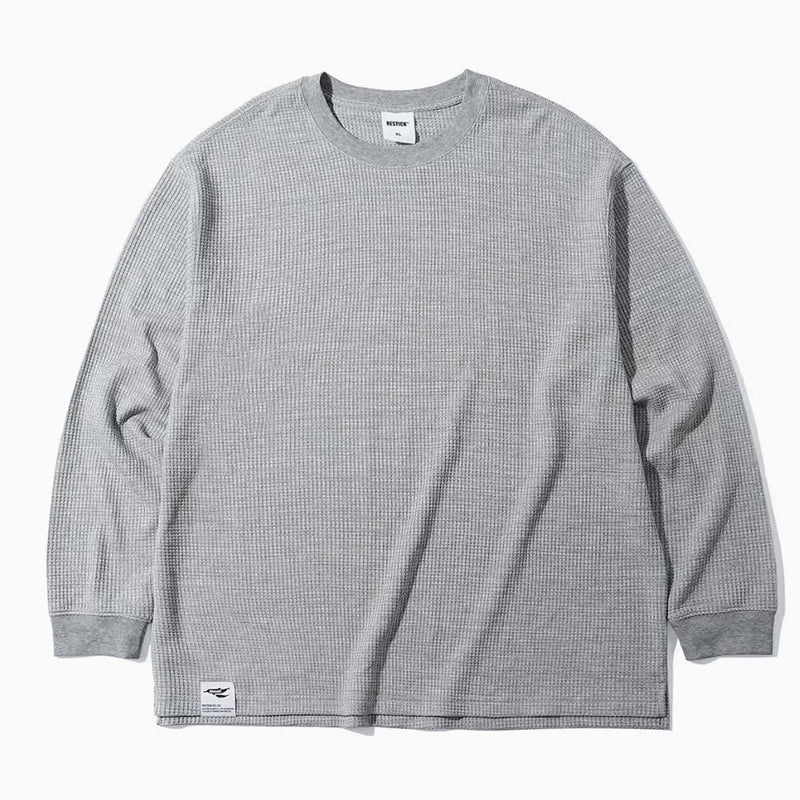 【260G】Waffle long sleeve T-shirt / 機能性アクティブワッフルロンT N4231 - NNine