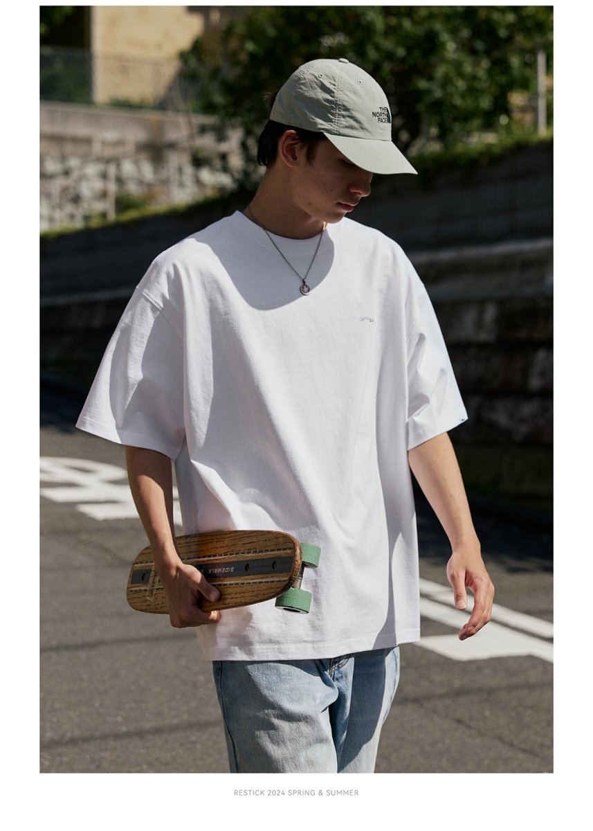 【270G】Monotone Ink Print T N3767 / モノトーンインクプリントT - NNine