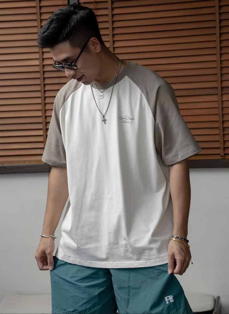 【275G】Back print raglan T - shirt / スローガンT N3951 - NNine