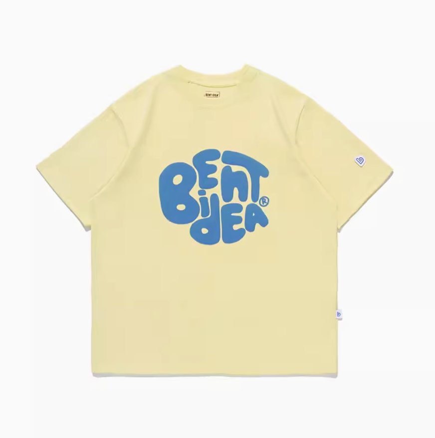 【275G】candy color logo t-shirt N3284 - NNine