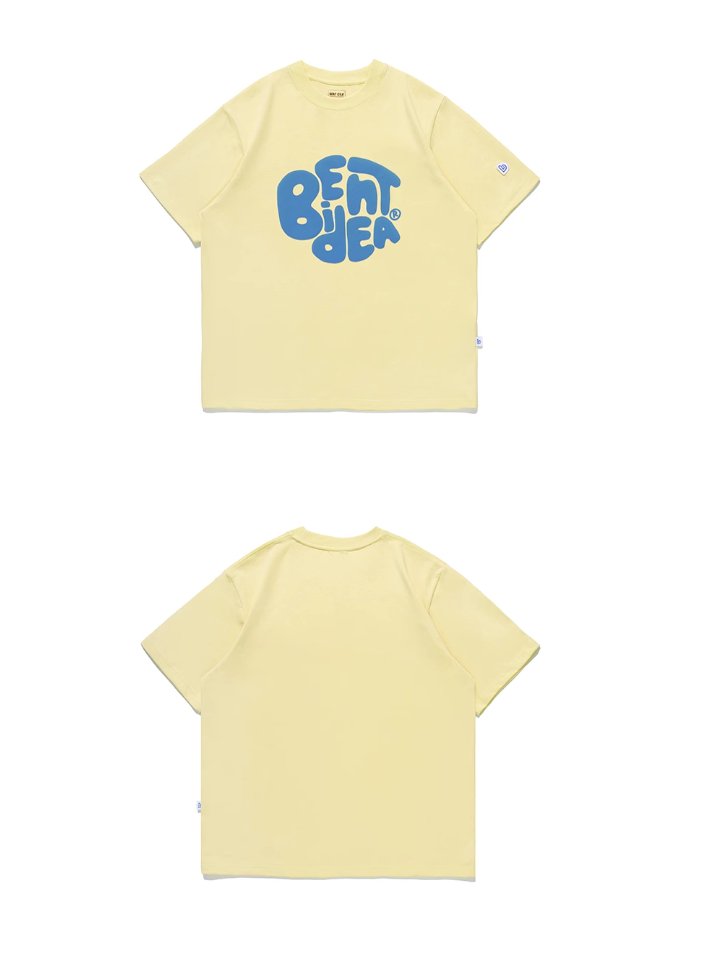 【275G】candy color logo t-shirt N3284 - NNine