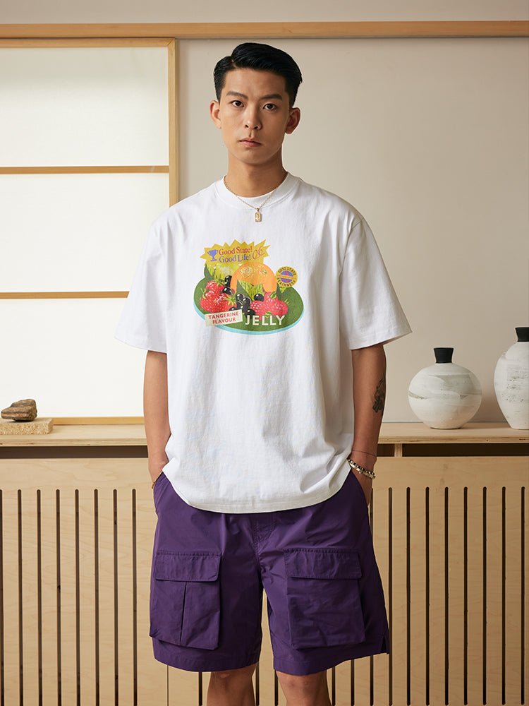【275G】Fruit print T-shirt N3323 - NNine