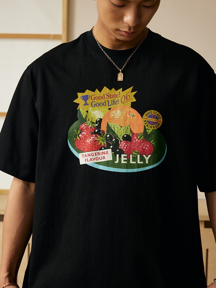 【275G】Fruit print T-shirt N3323 - NNine
