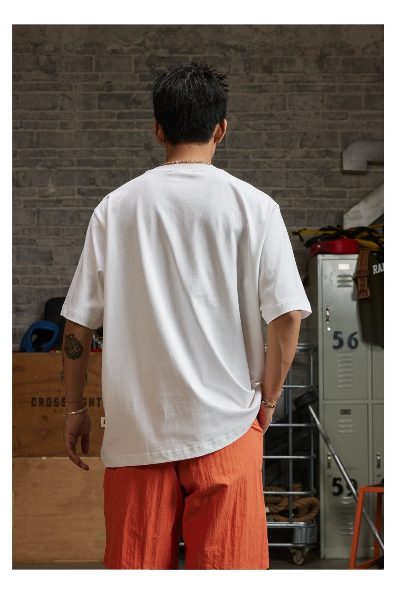 【275G】logo pocket white t - shirt N3722 - NNine