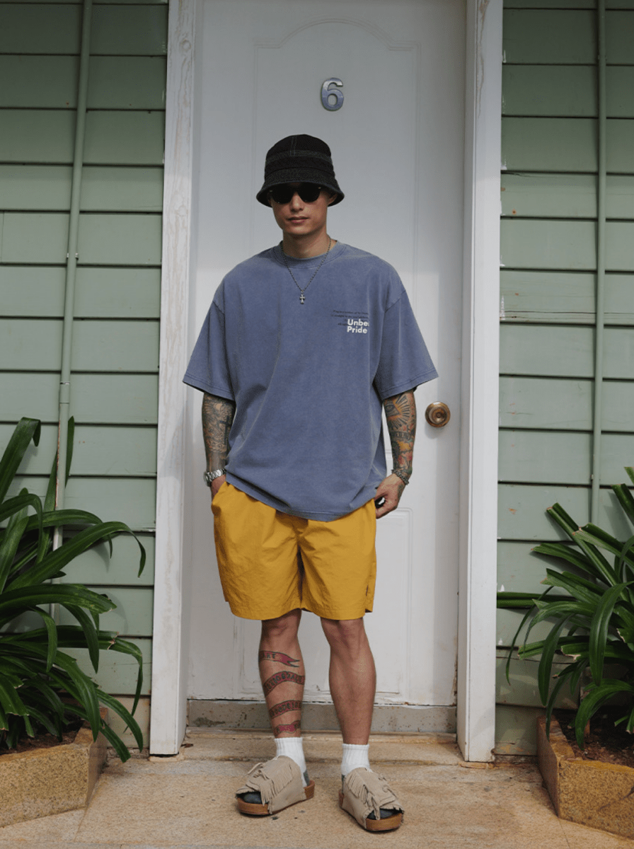 【280G】 OE糸 サンドウォッシュ ヴィンテージプリントTシャツ　N6706 - ファッション通販NNine（ナイン）