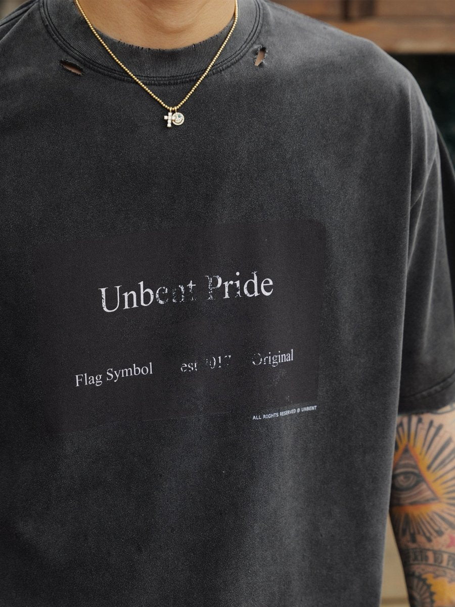 280g サンドウォッシュ ダメージTシャツ　N6905 - ファッション通販NNine（ナイン）