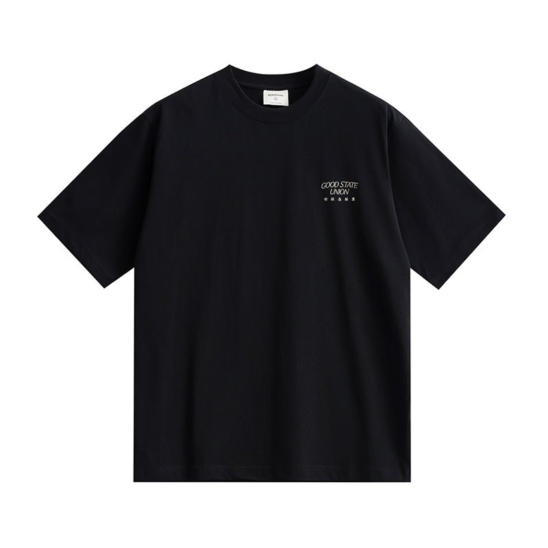 【280G】back print t - shirt / 接触冷感Tシャツ N3724 - NNine