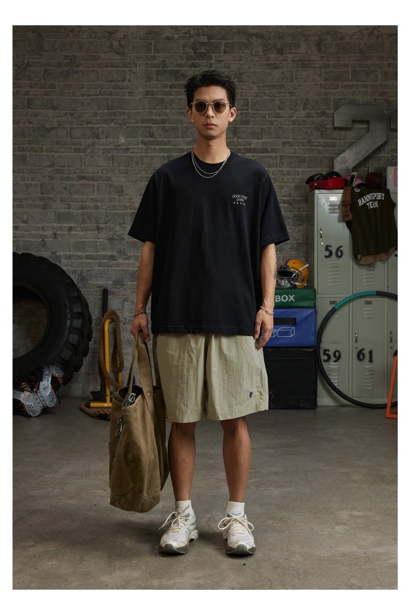 【280G】back print t - shirt / 接触冷感Tシャツ N3724 - NNine