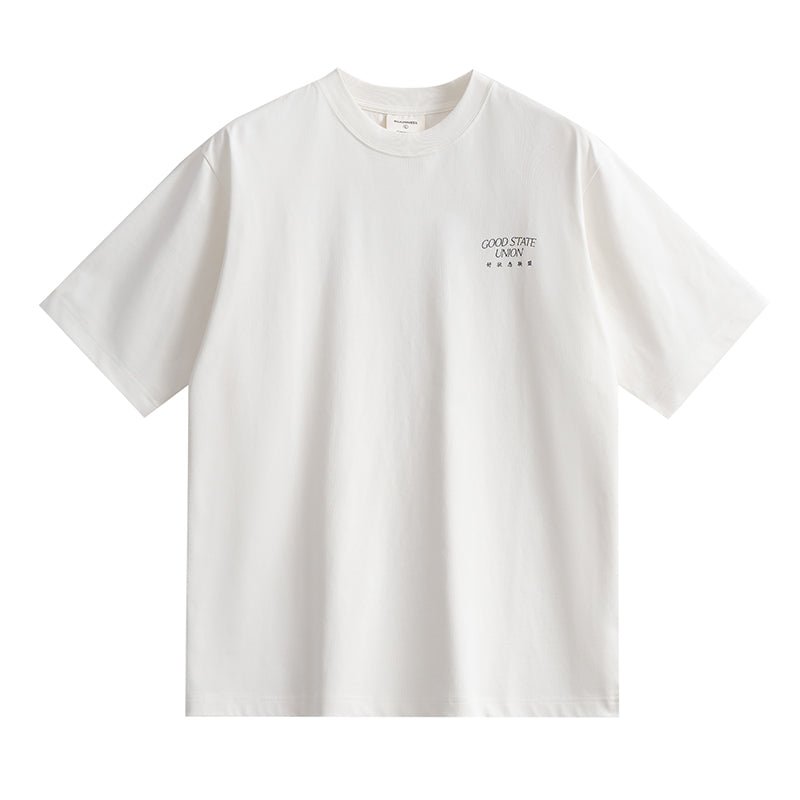 【280G】back print t - shirt / 接触冷感Tシャツ N3724 - NNine