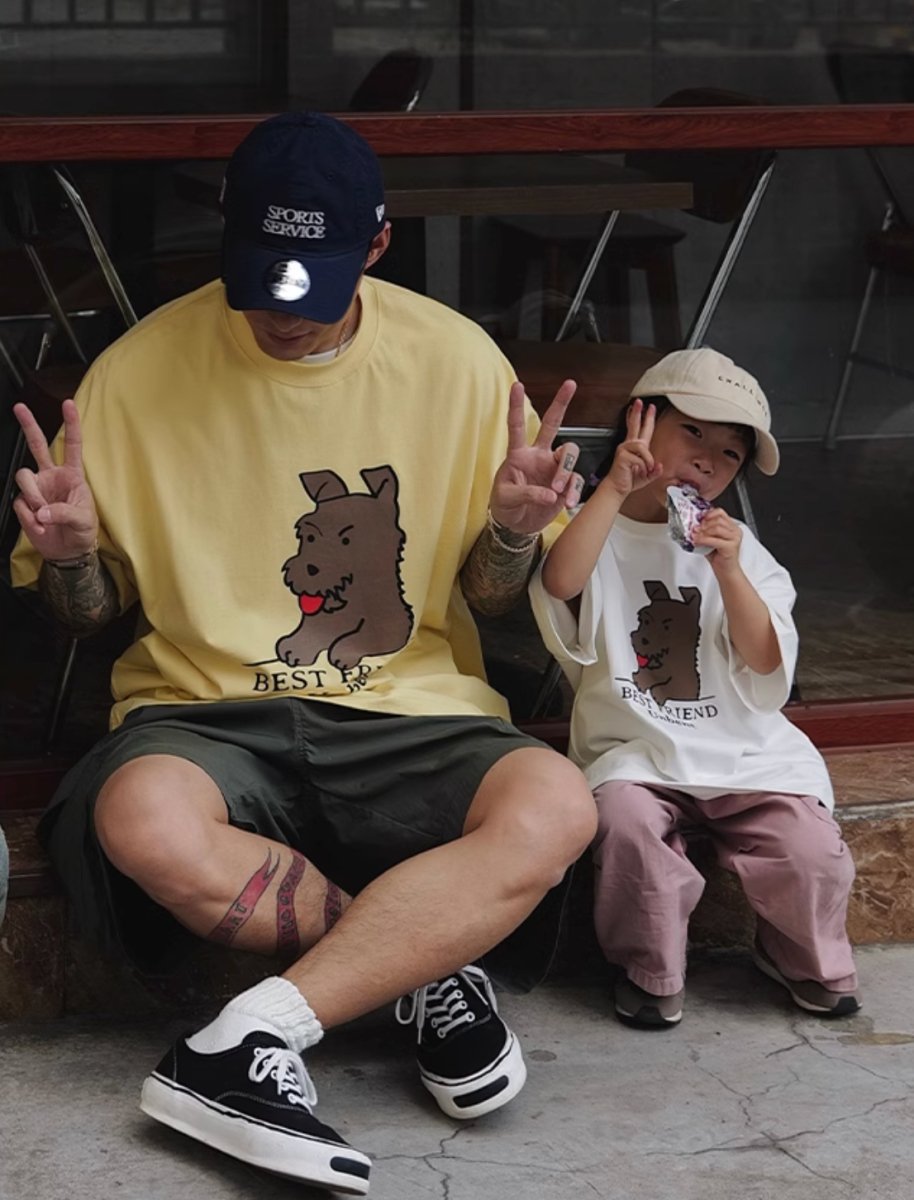 【280G】Best friend T-shirt 【大人用/子供用】 N3371 - NNine